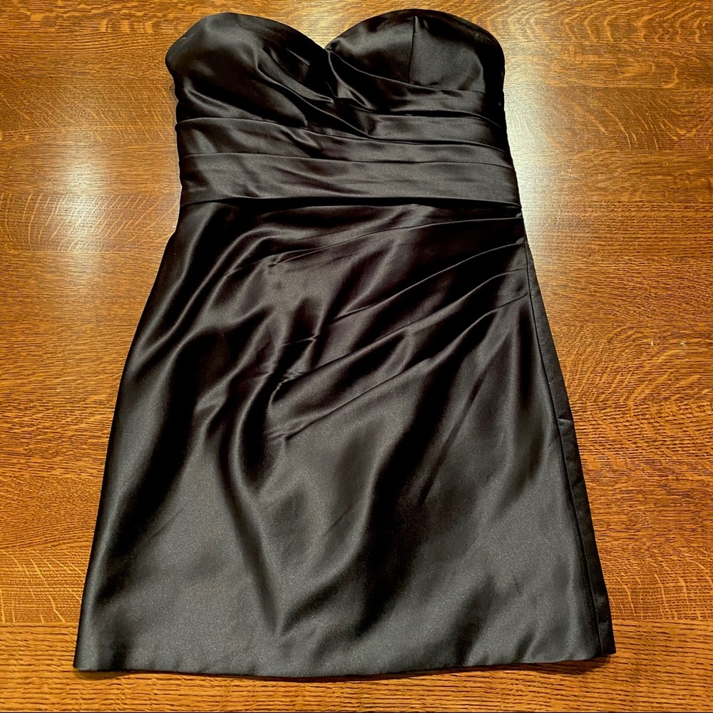 Formal Black Strapless Dress (Short)